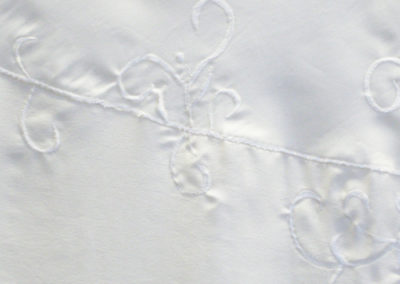 Ivory Satin Embroidery