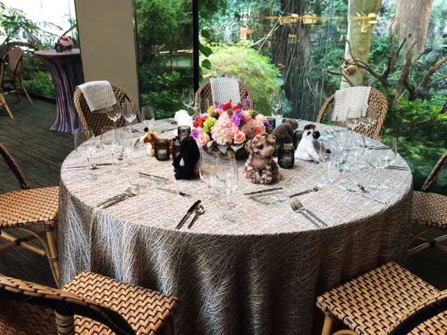 Tree Tops event table setting