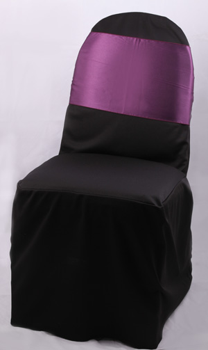 Black Stretch Chair Cover